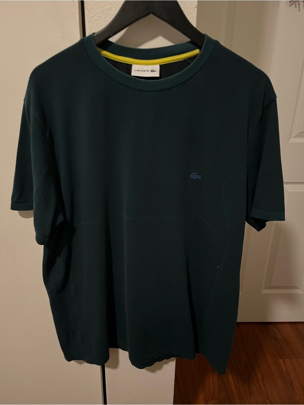 Lacoste Men’s Deep Green Short Sleeve Crew T-Shirt